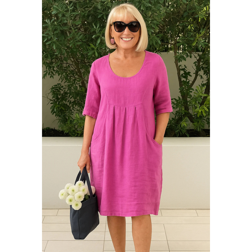 Women's Short Sleeve Summer Dress Loose Fit