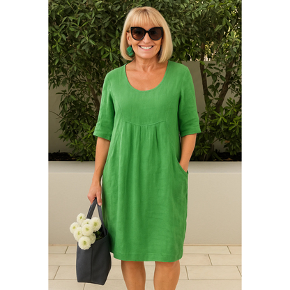 Women's Casual Loose Fit Short Sleeve Dress