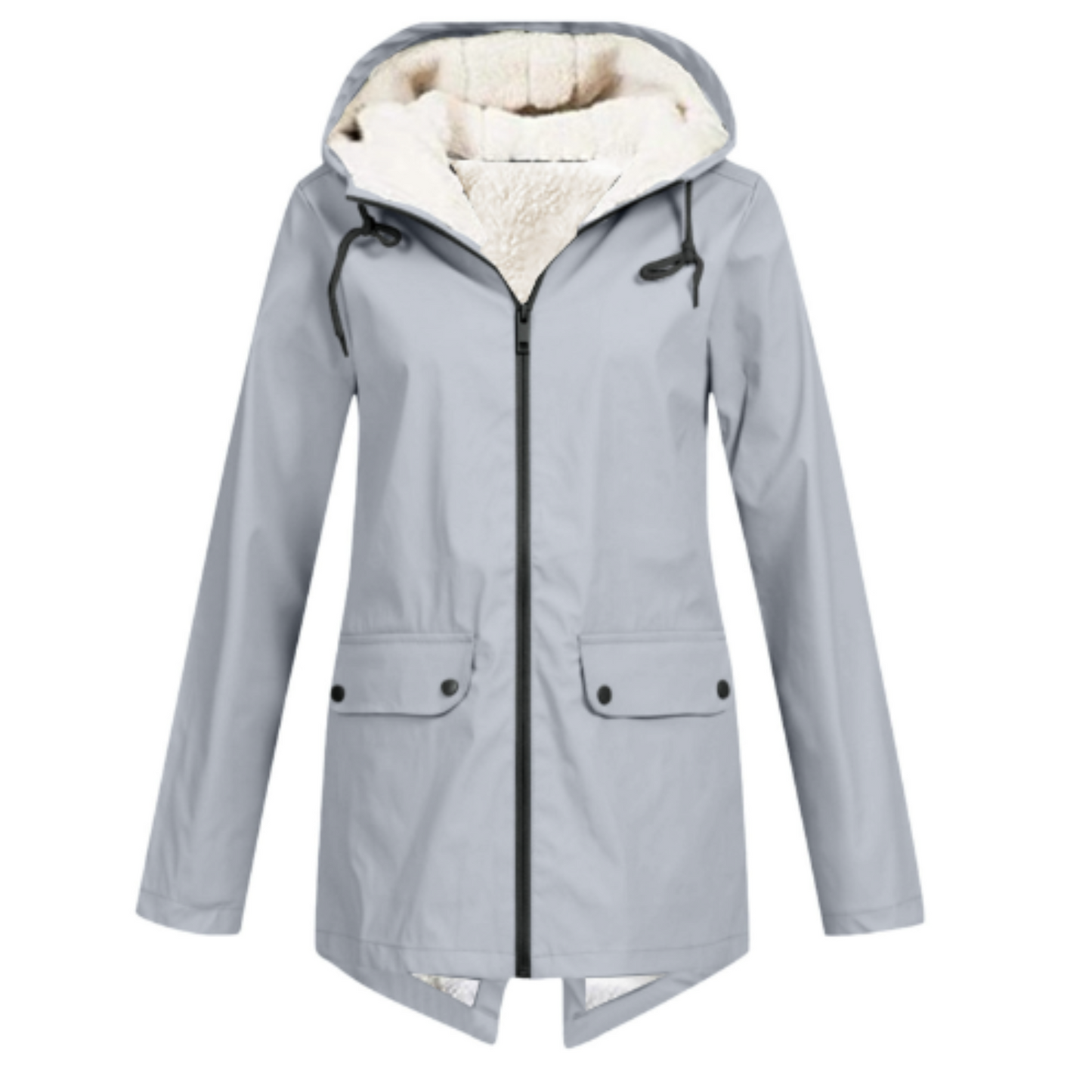 Women's Waterproof Trench Coat With Hood