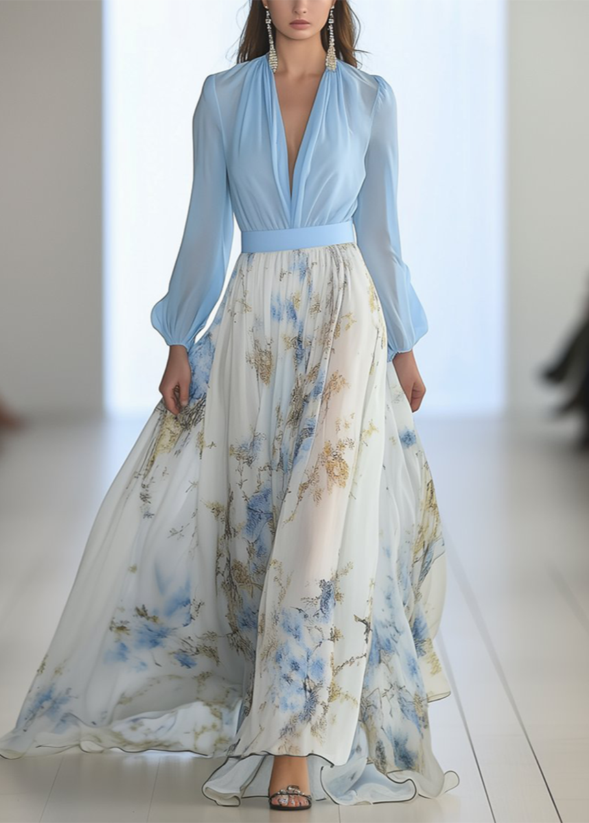Beautiful Garden Party Maxi Dress - VibreMode