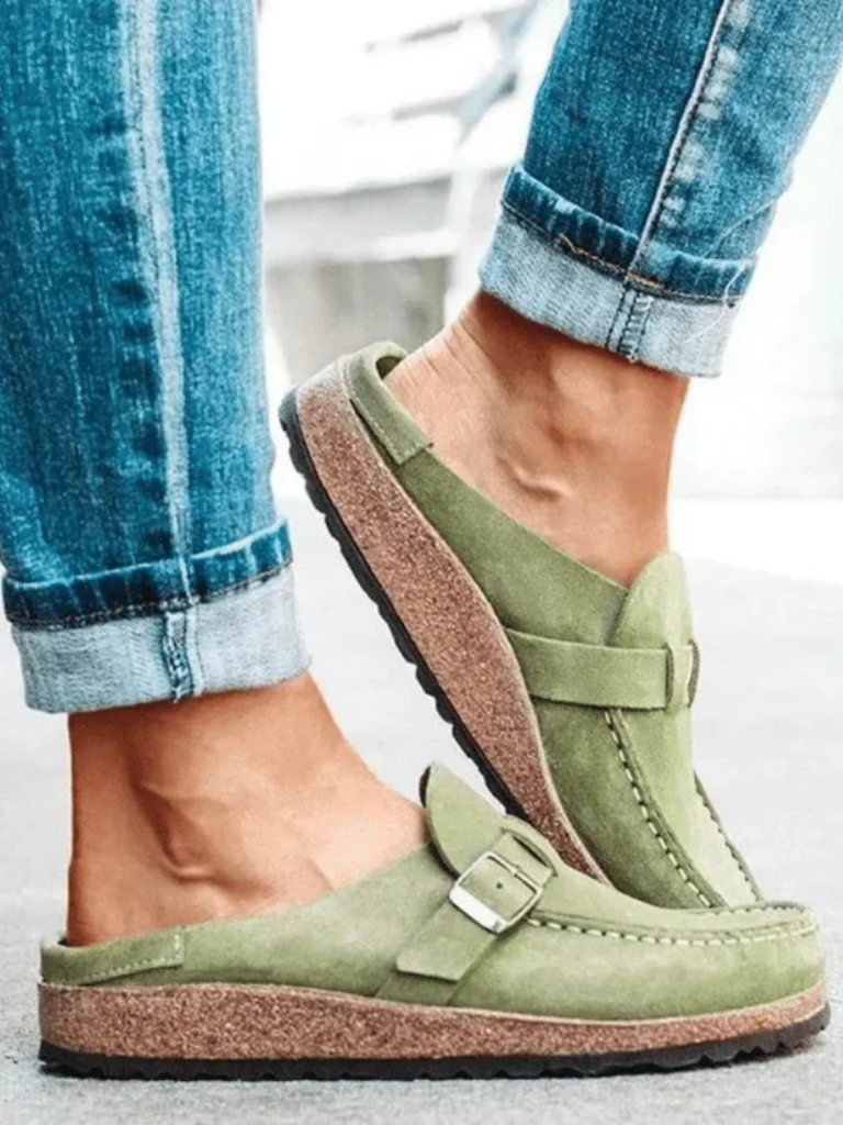 Women's Backless Slip-On Loafers