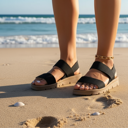 Comfortable Adjustable Women's Orthotic Sandals - VibreMode