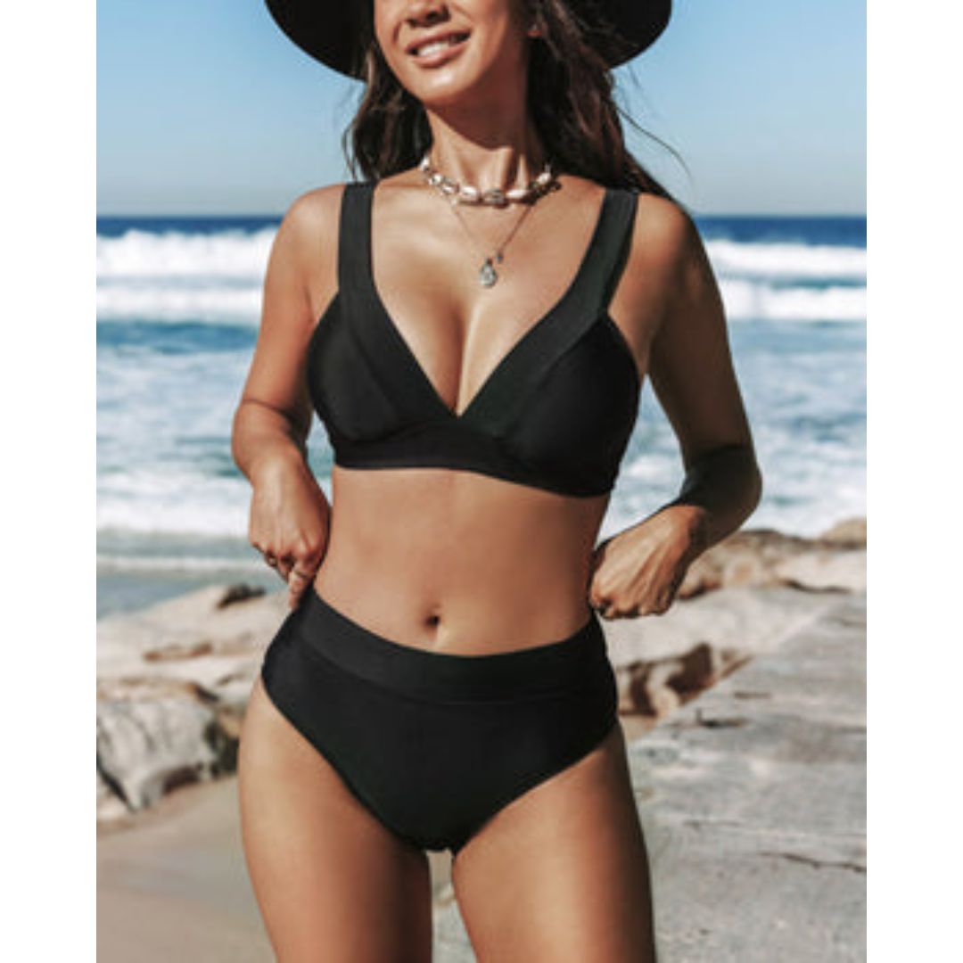Classic Fit High Waisted Swimwear