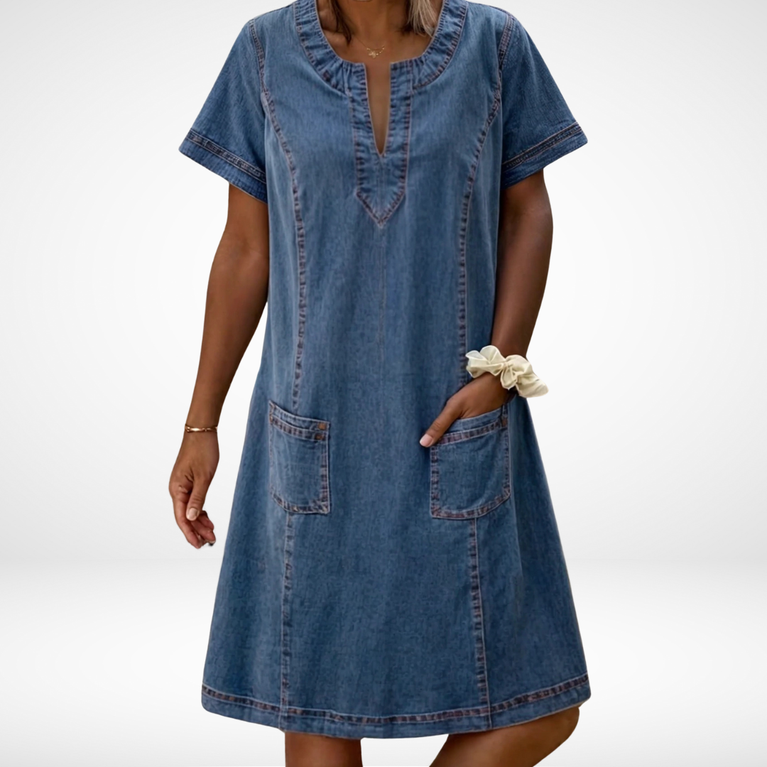 Relaxed Fit Ladies Sundress with Pockets