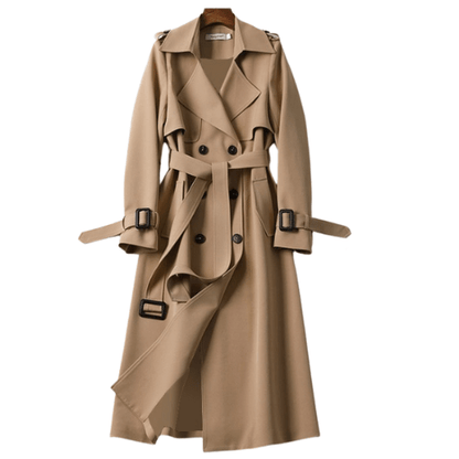 Women's Trench Coat Timeless Water Resistant Beige - VibreMode