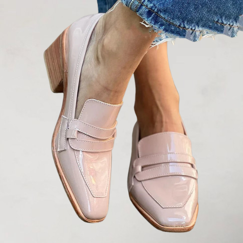 Women's Pink Slip-On Loafers