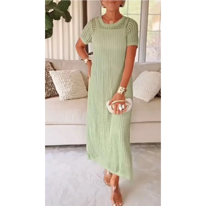 Lightweight Lace Long Evening Dress