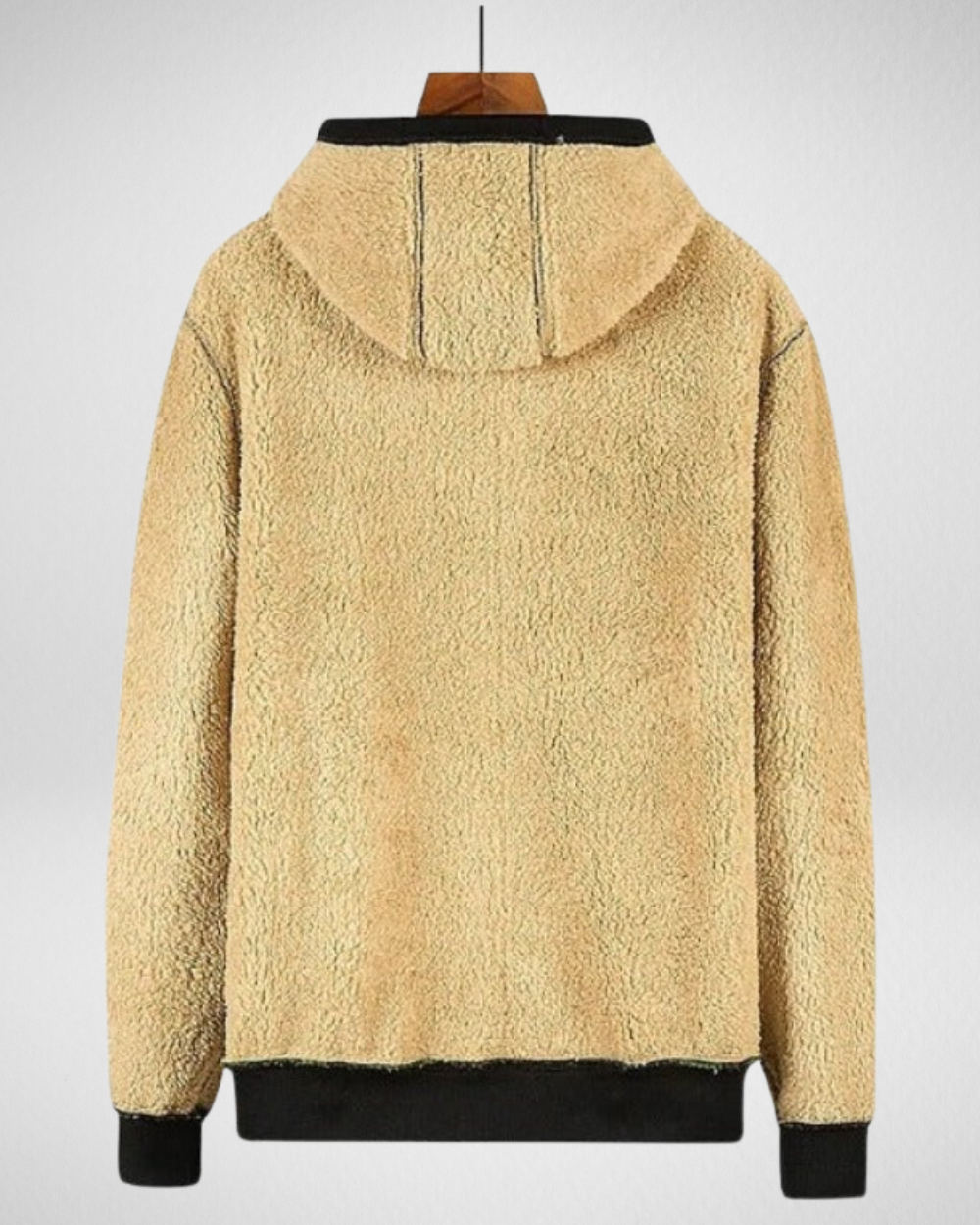 Warm Fleece Lined Men's Hooded Jacket