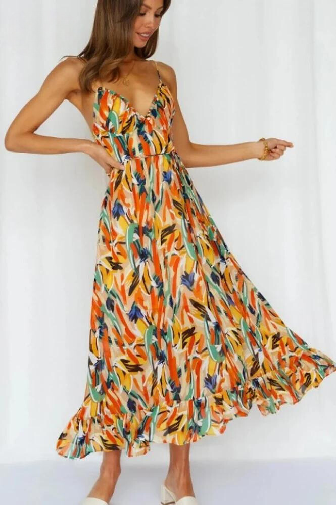 Women's Lightweight Flowy Summer Dress