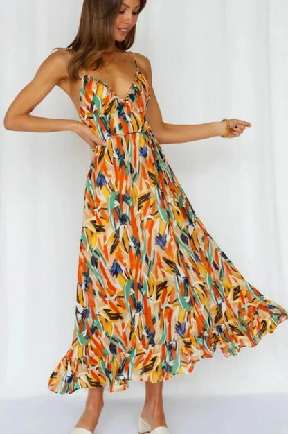 Women's Lightweight Flowy Summer Dress