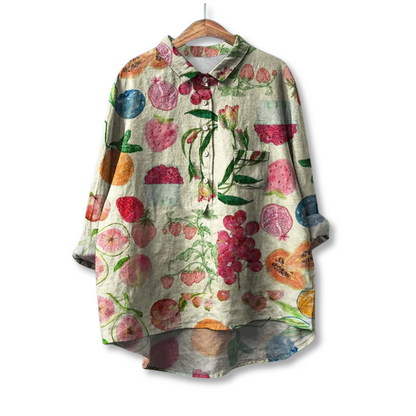 Beautiful Flower Patterned Top - VibreMode
