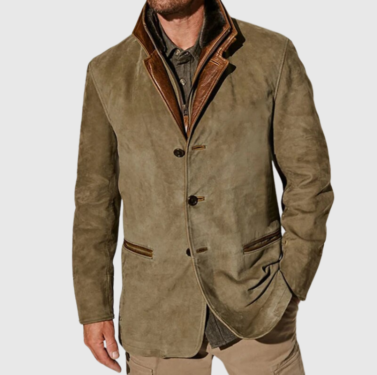 Men's Vintage Style Leather Jacket