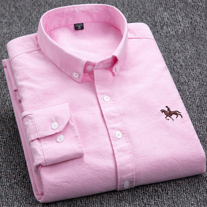 Classic Plaid Men's Dress Shirt