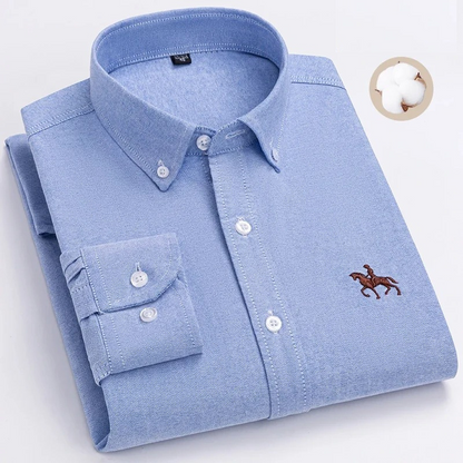 Classic Plaid Men's Dress Shirt