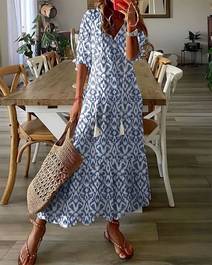 Bohemian Chic Maxi Dress - VibreMode