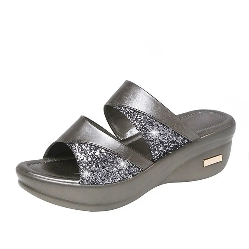 Women's Open-Toe Slippers Cozy Comfortable Design - VibreMode