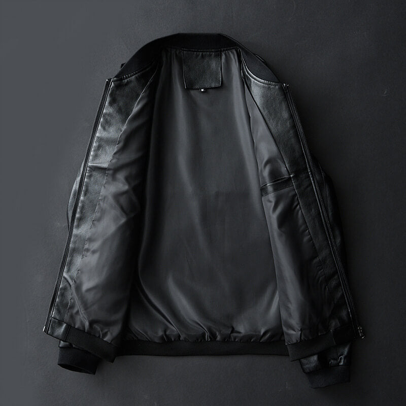 Genuine Italian Leather Biker Jacket