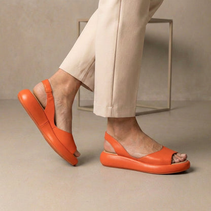 Women's Orthopedic Sandals Peep-Toe Slingback Cushioned Sole