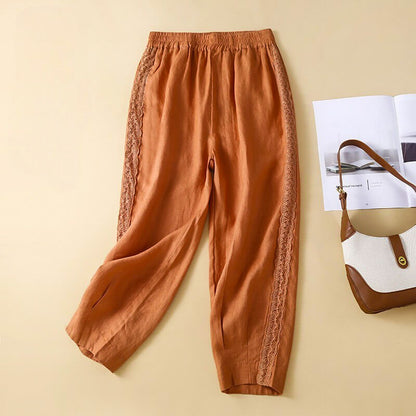 Comfortable Linen Cotton Trousers