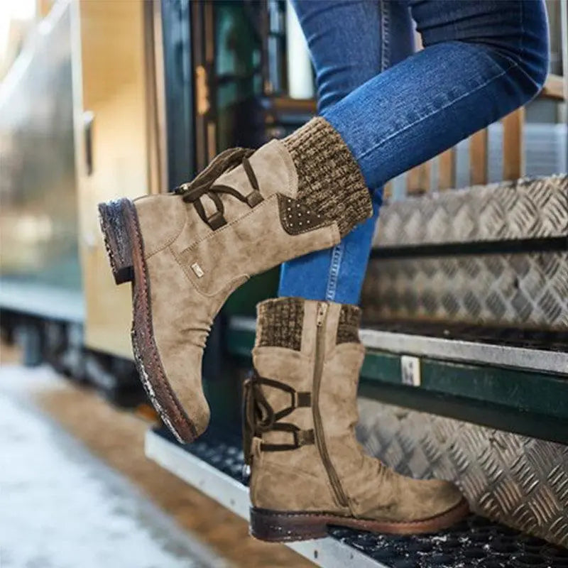 Women's Ankle Boots Comfortable Warm Support - VibreMode