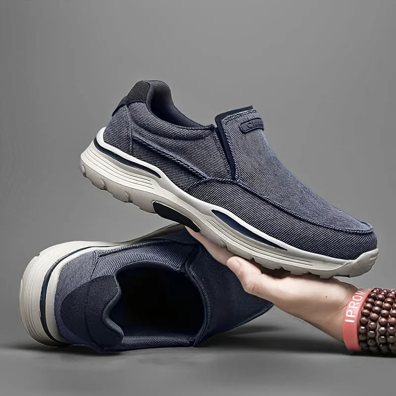 Comfortable Men's Walking Shoes with Arch Support and Cushioning