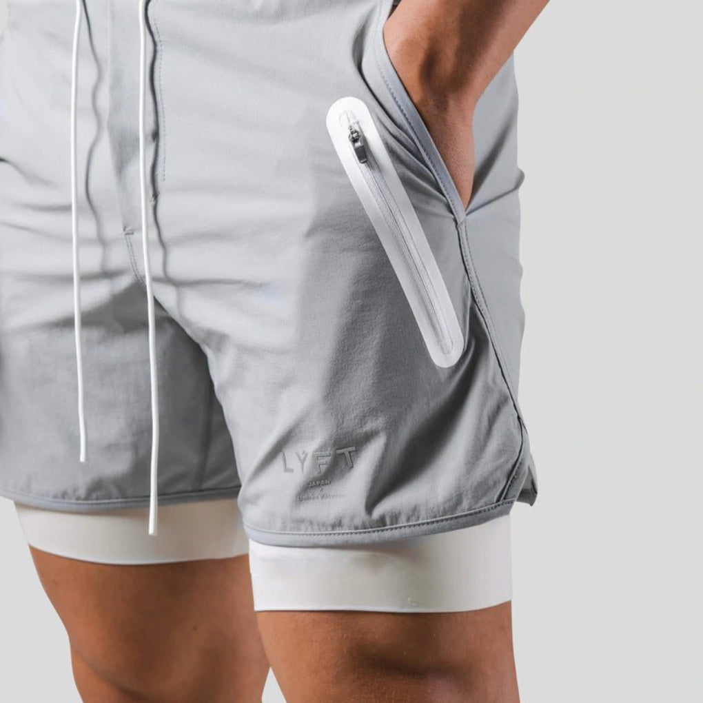Men's 2-In-1 Sports Training Shorts