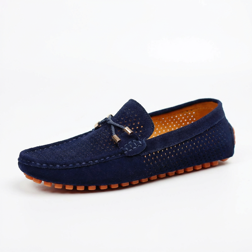 Comfortable Leather Slip On Loafers For Men - VibreMode