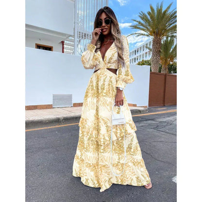 Allison Women's Elegant Long Dress Timeless Design