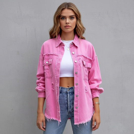 Ripped Vintage Jean Jacket - VibreMode
