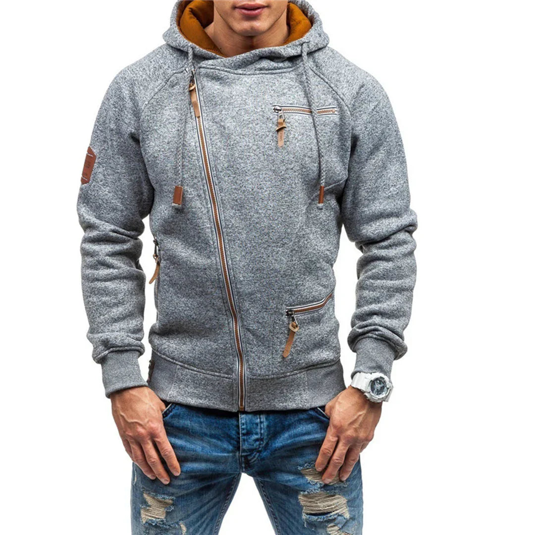Men's Fleece Hoodie With Pockets - VibreMode