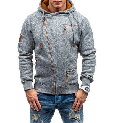 Men's Fleece Hoodie With Pockets - VibreMode