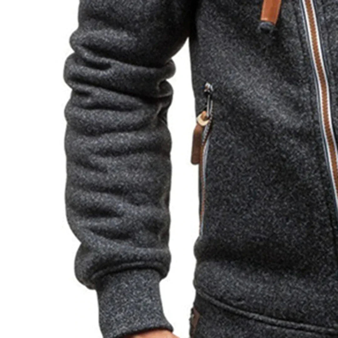 Men's Fleece Hoodie With Pockets