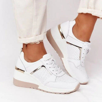 Women's Wedge Sneakers Comfortable - VibreMode