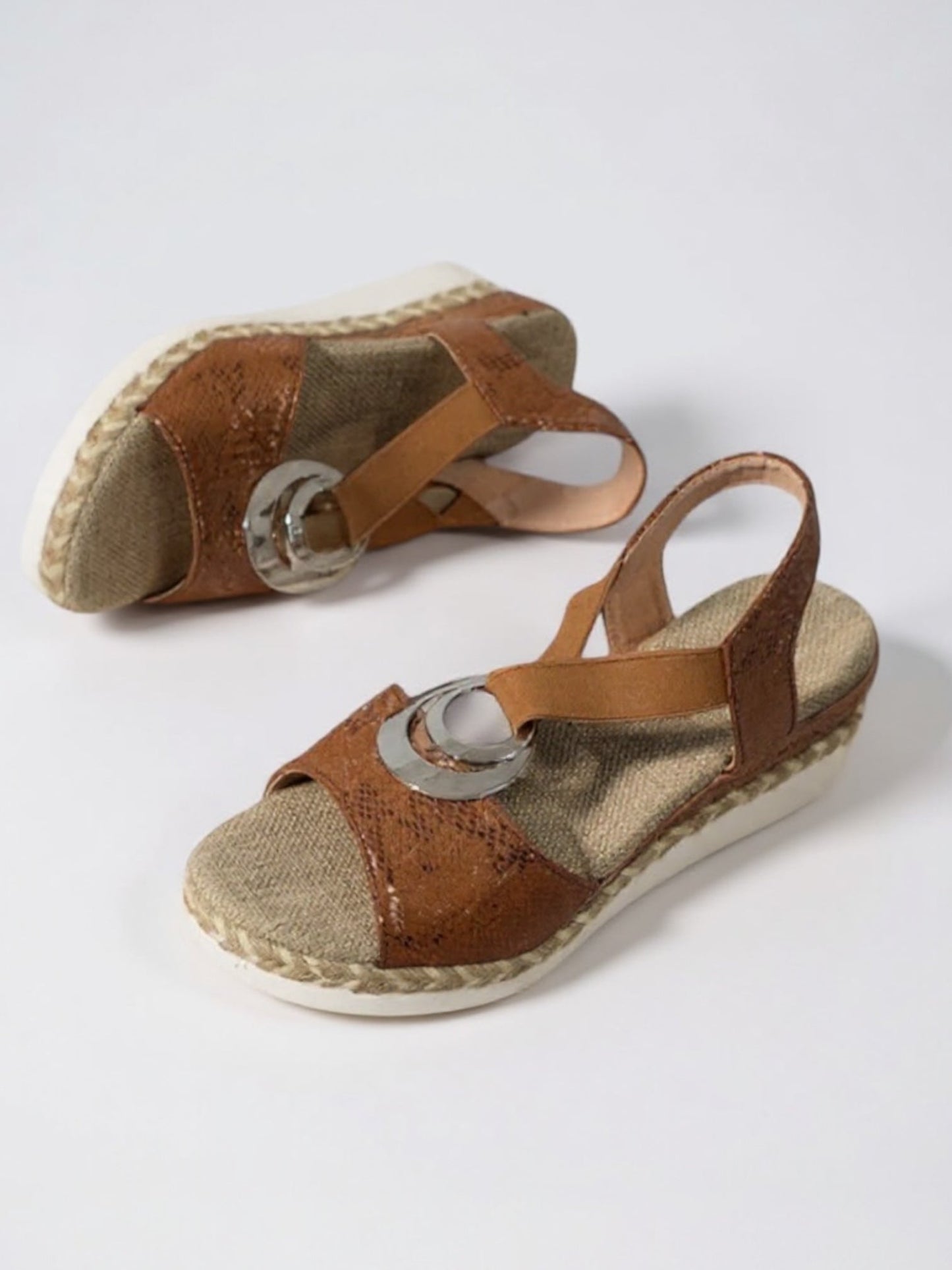 Green Comfortable Womens Flat Sandals