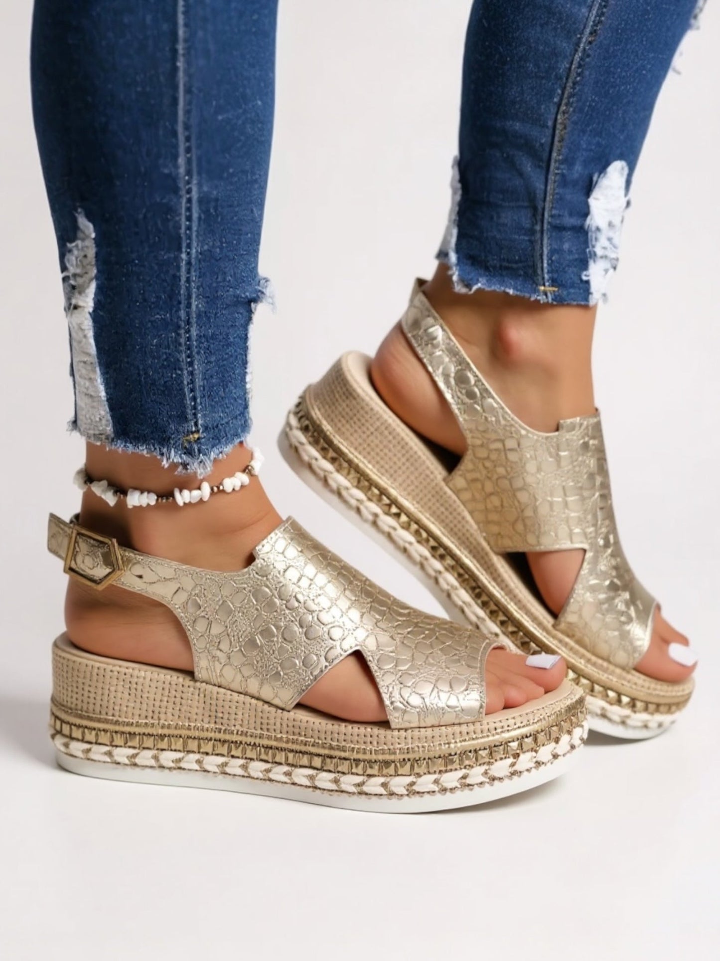 Comfortable Women's Foam Platform Sandals