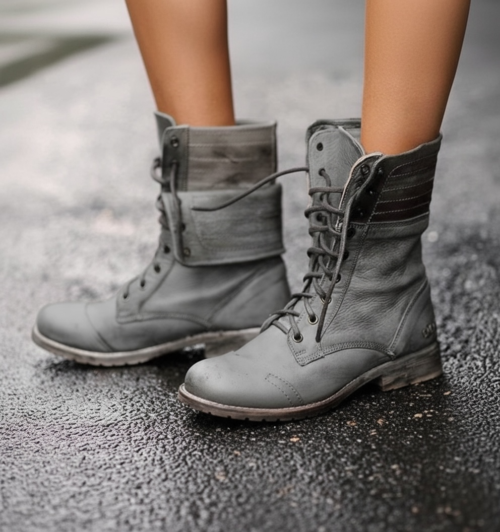 Women's Lace Up Ankle Boots Vintage Style