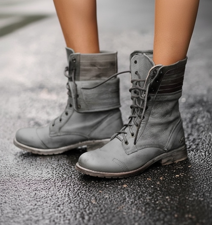 Women's Lace Up Ankle Boots Vintage Style