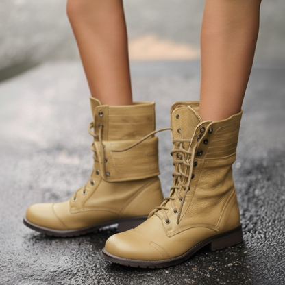 Classic Ladies Ankle Lace Boots