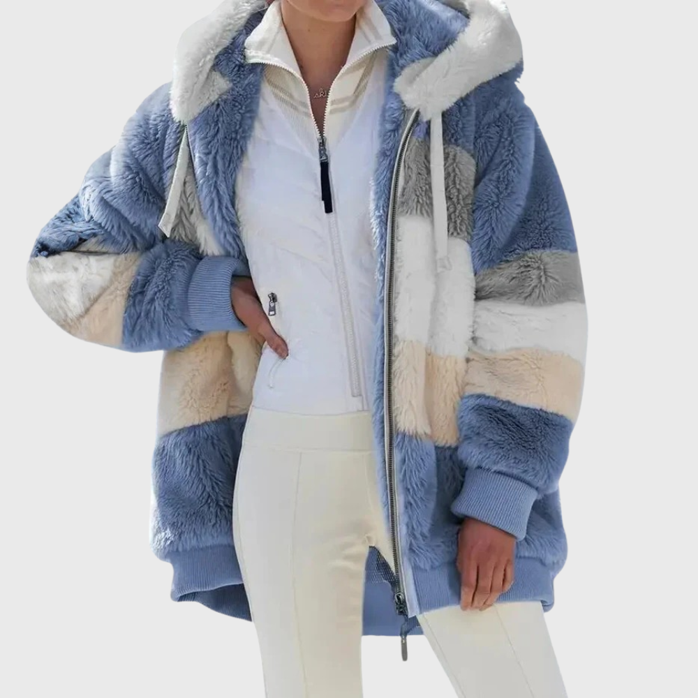 Warm Fleece Hoodie Coat