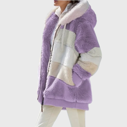 Women's Winter Jacket Panelled Design
