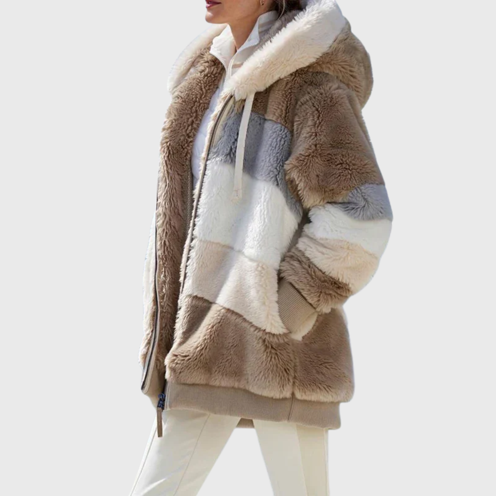 Women's Winter Jacket Panelled Design