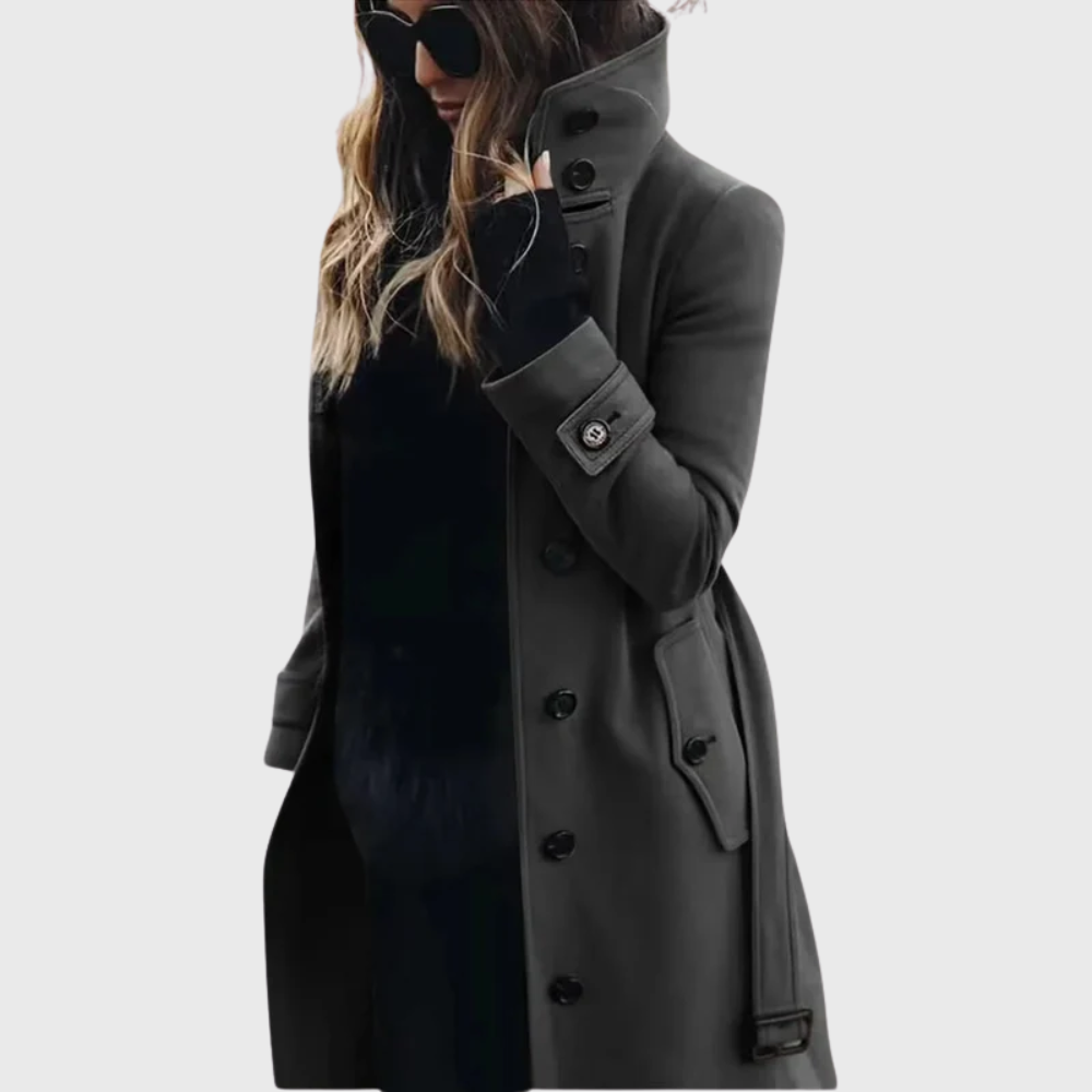 Water Repellent Long Trench Coat