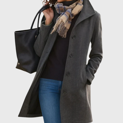 Slimming Women's Long Trench Coat