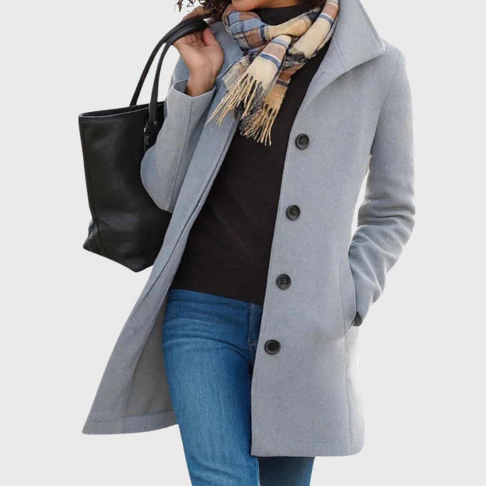 Slimming Women's Long Trench Coat