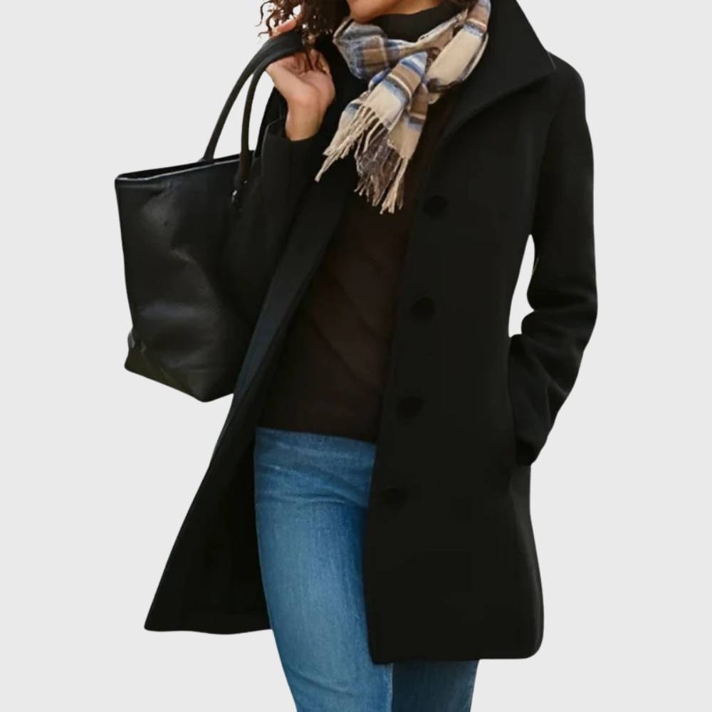 Slimming Women's Long Trench Coat