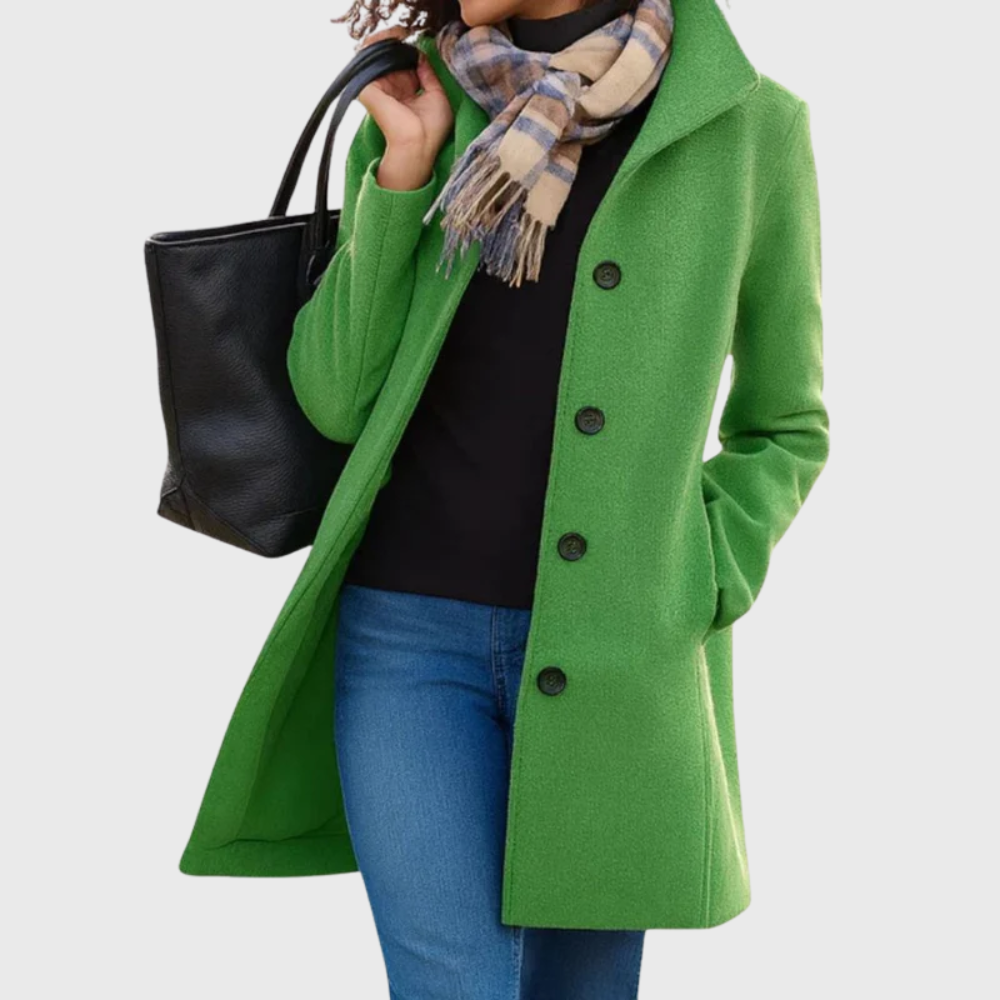 Slimming Women's Long Trench Coat