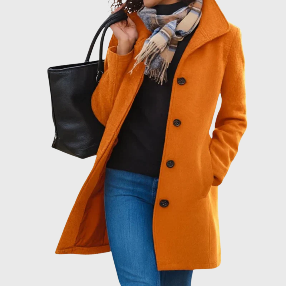 Slimming Women's Long Trench Coat