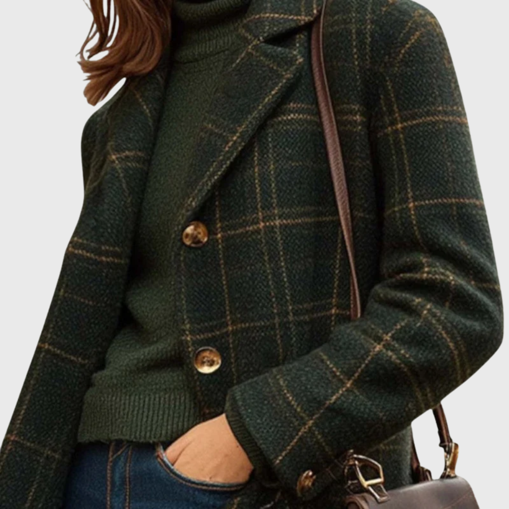 Women's Longline Coat Button Front
