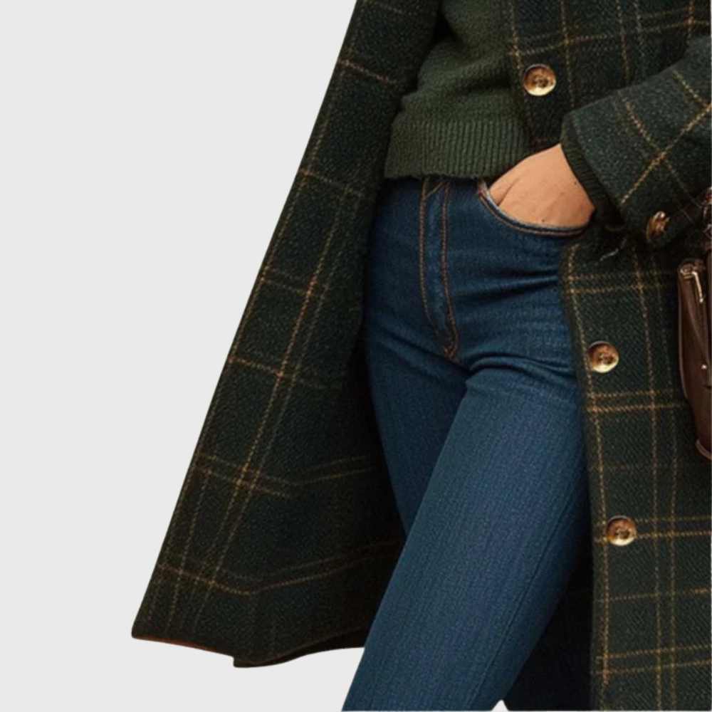 Women's Longline Coat Button Front