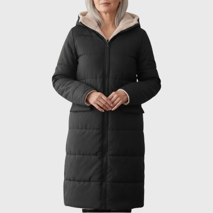 Reversible Puffer Coat Waterproof Lined